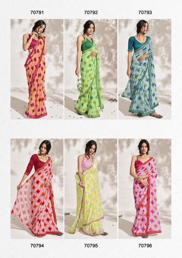 Shangrila Aishwarya Fancy  Georgette Saree Catalog