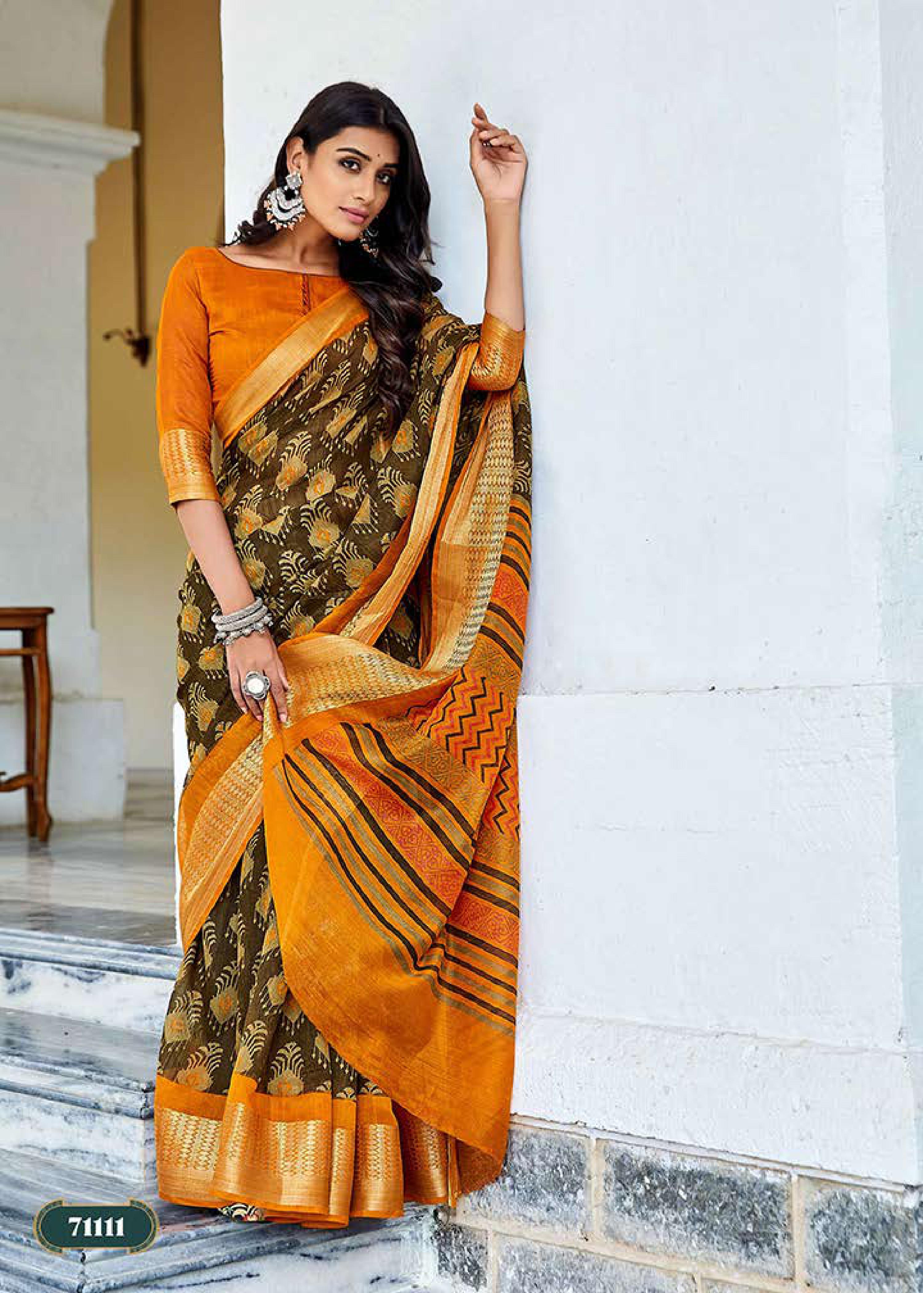 Shangrila Kanjivaram Silk Jacquard Festive Wear Saree Catalog