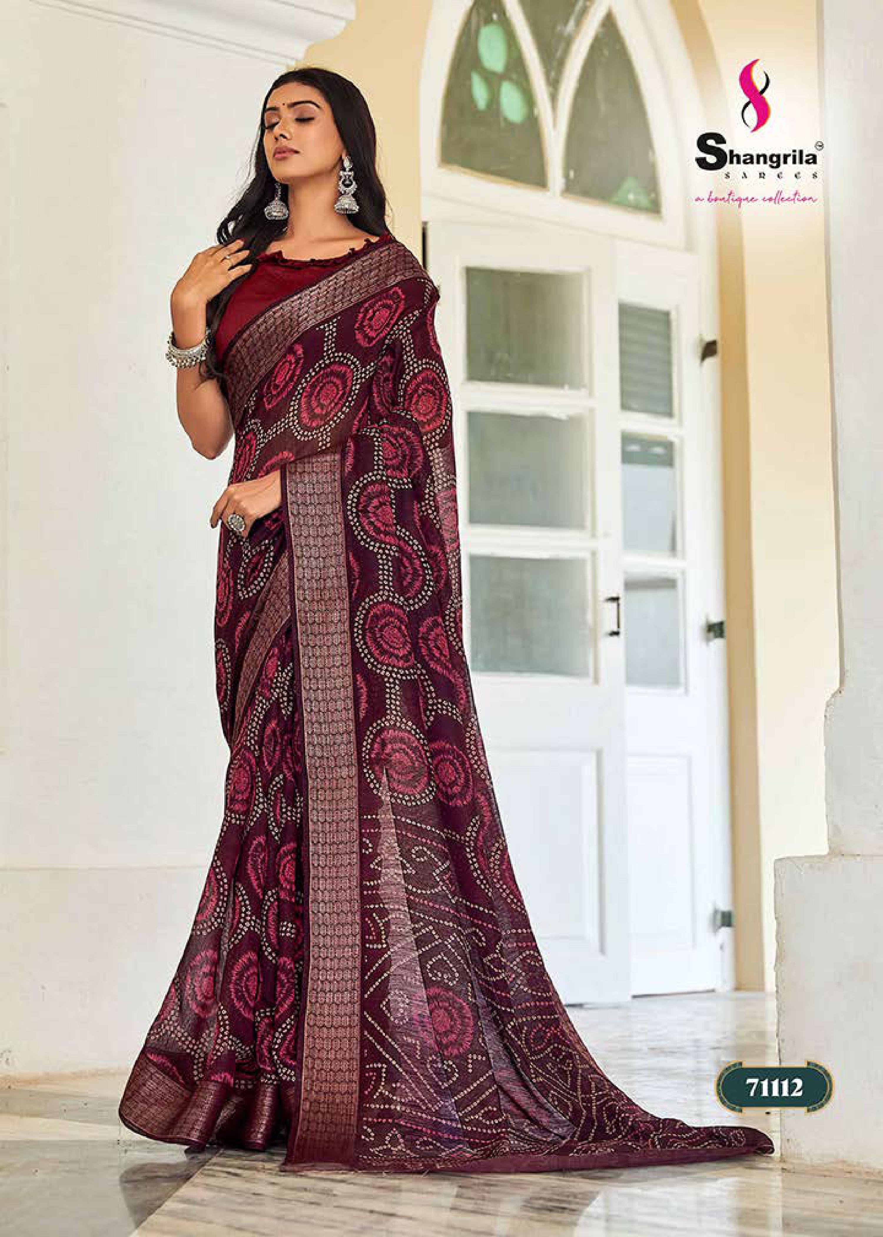 Shangrila Kanjivaram Silk Jacquard Festive Wear Saree Catalog