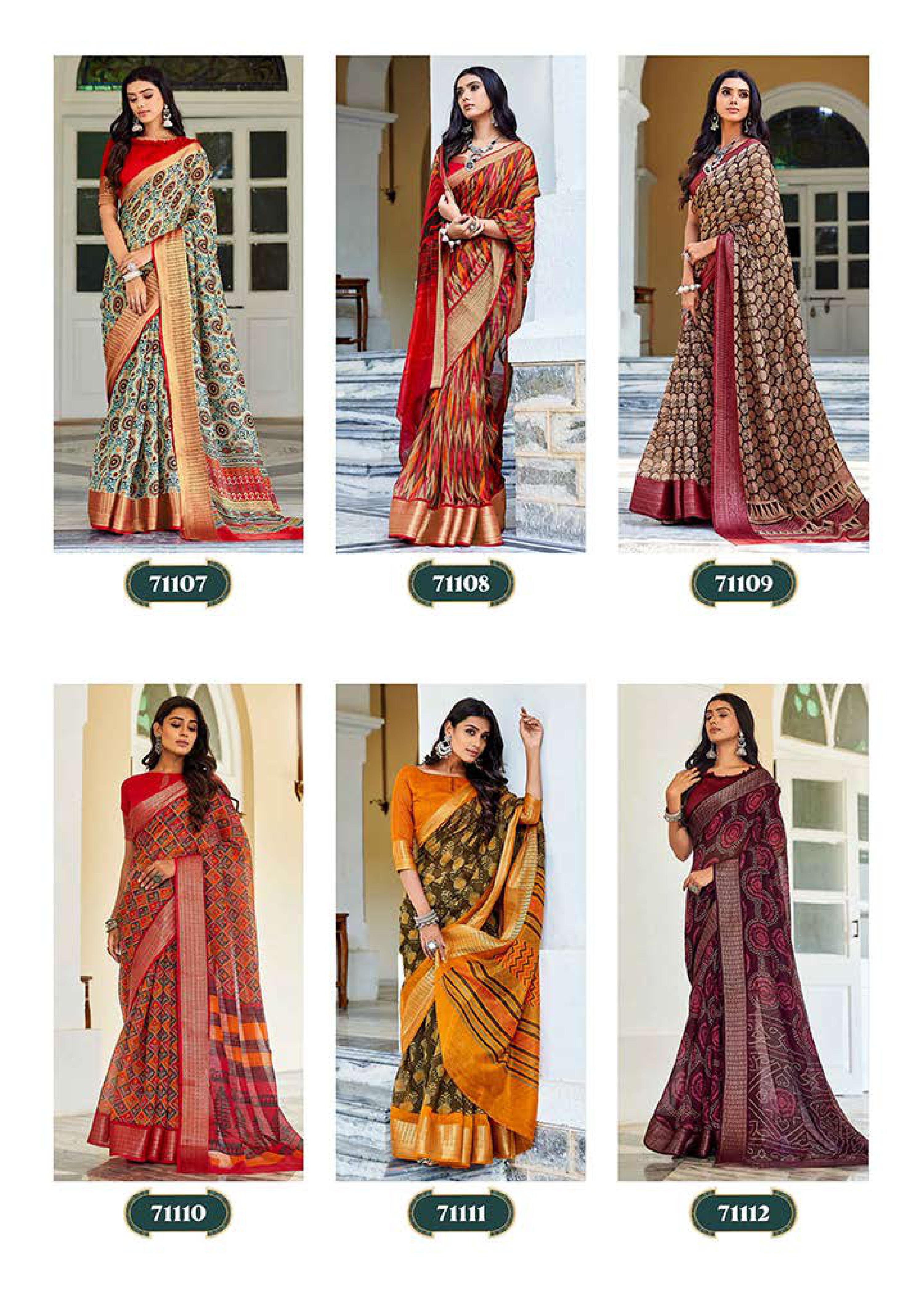 Shangrila Kanjivaram Silk Jacquard Festive Wear Saree Catalog
