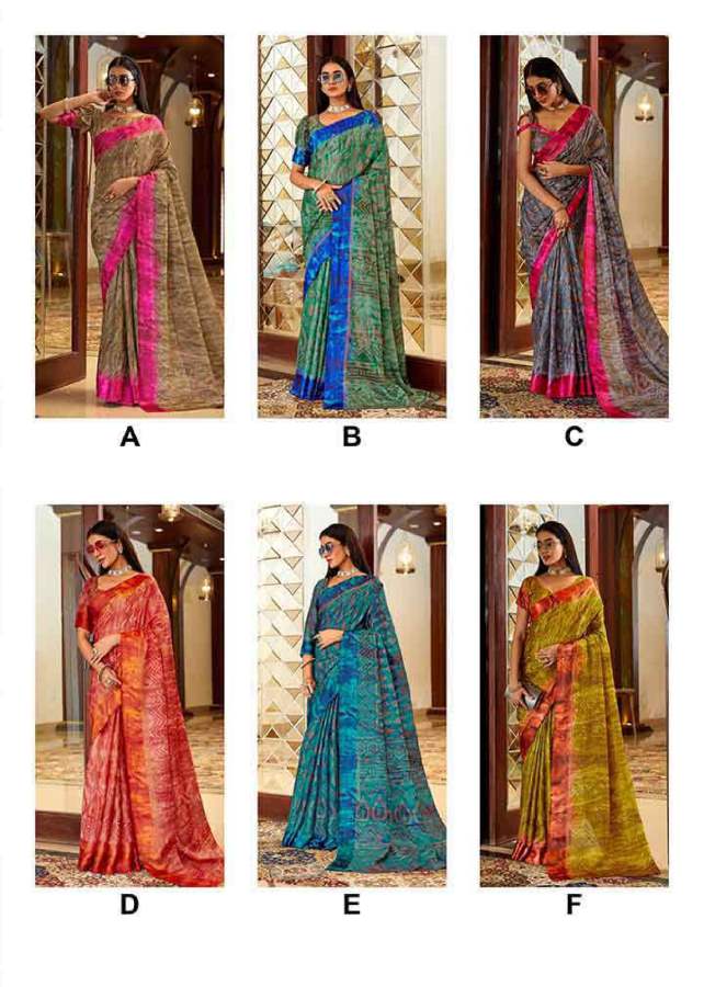 Shangrila Kashish Brasso  Vol 7 Fancy Wear Saree Catalog