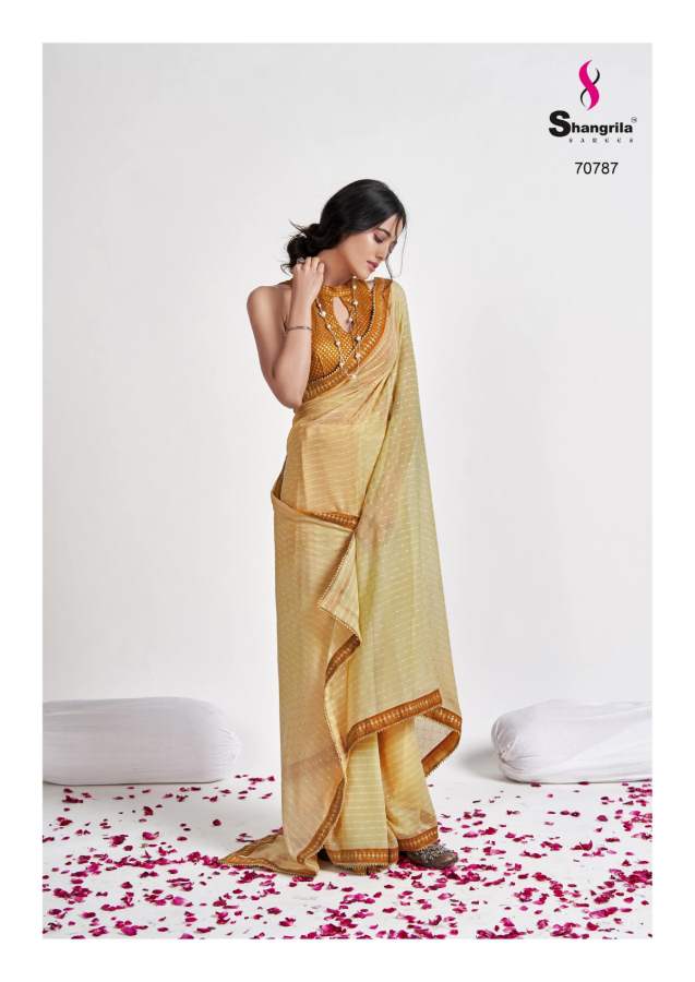Shangrila Mitali Fancy Wear Georgette Saree Catalog