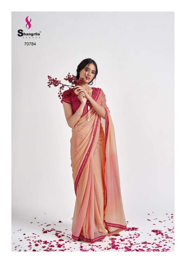 Shangrila Mitali Fancy Wear Georgette Saree Catalog