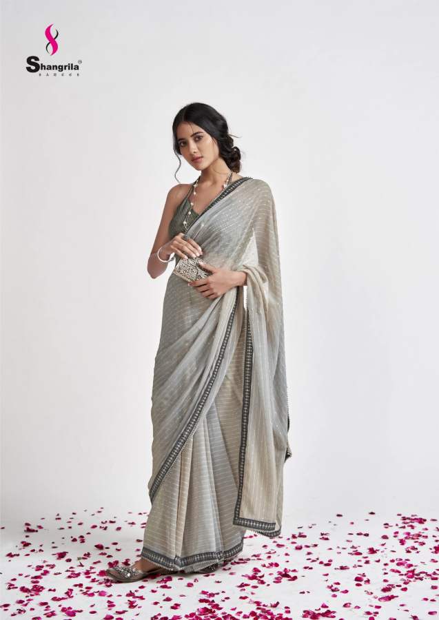 Shangrila Mitali Fancy Wear Georgette Saree Catalog