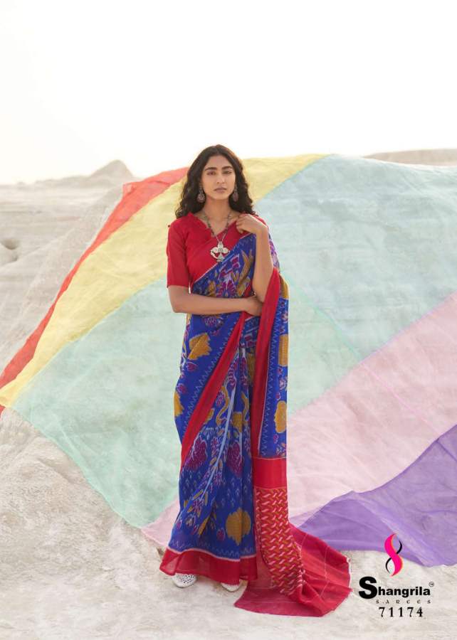 Shangrila Mulmul Cotton  Vol 6 Printed Handloom Saree Catalog