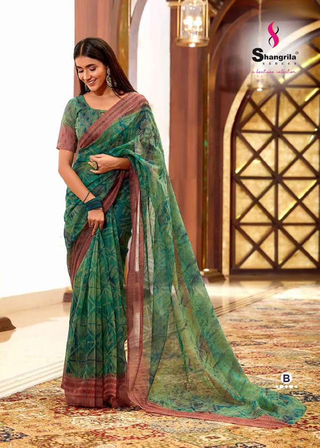 Shangrila Rewaa Brasso Vol 2 Fancy Latest Designer Indian Sarees  Catalog