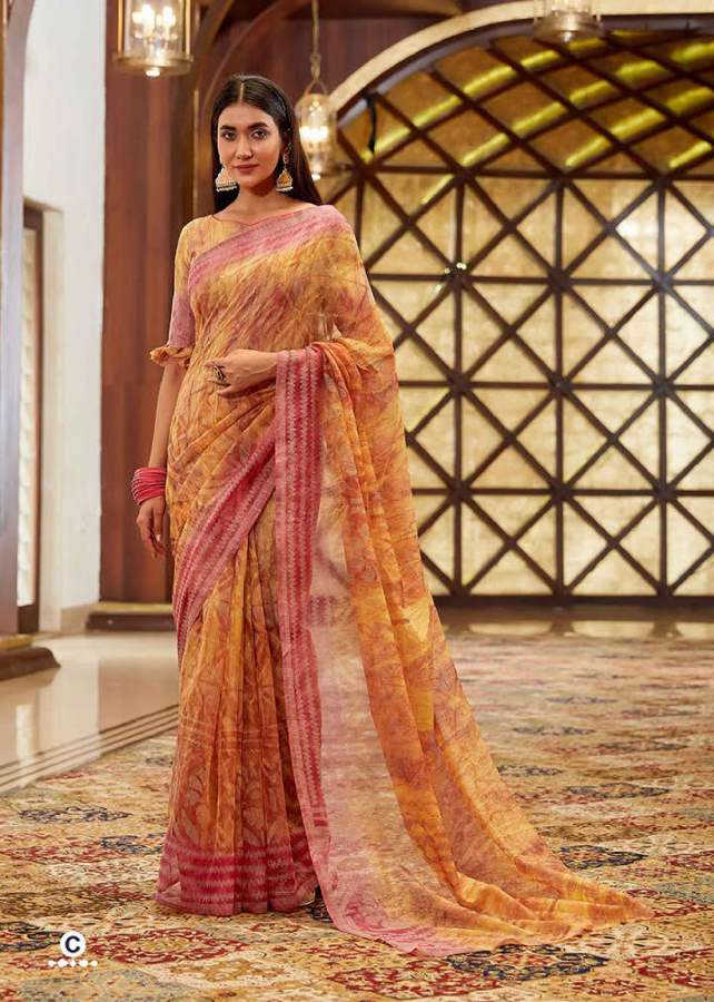 Shangrila Rewaa Brasso Vol 2 Fancy Latest Designer Indian Sarees  Catalog