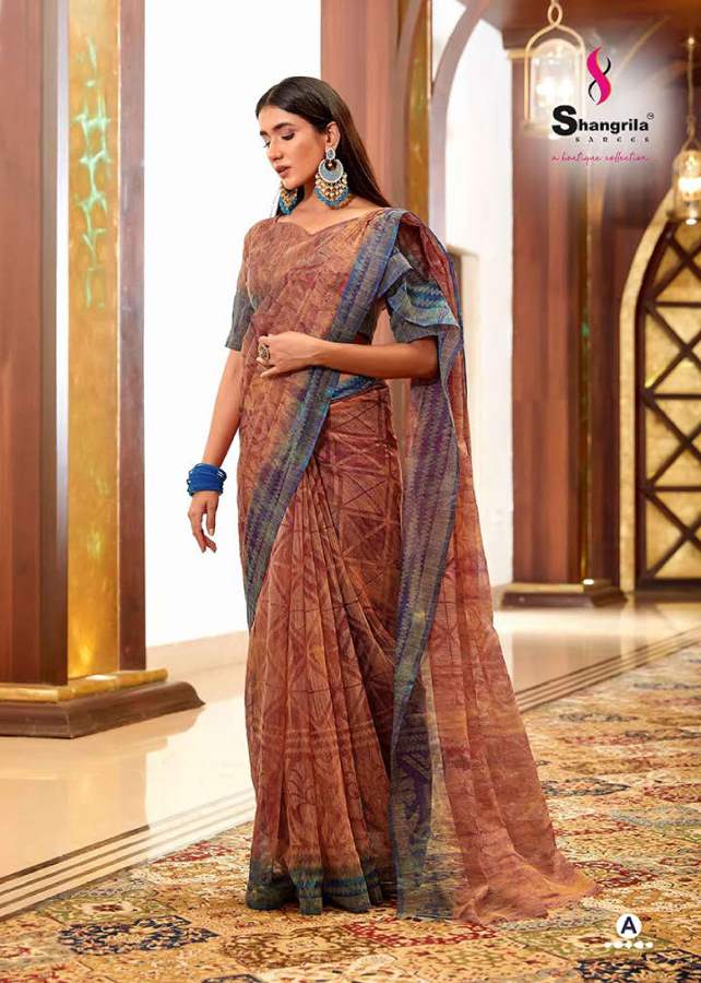 Shangrila Rewaa Brasso Vol 2 Fancy Latest Designer Indian Sarees  Catalog