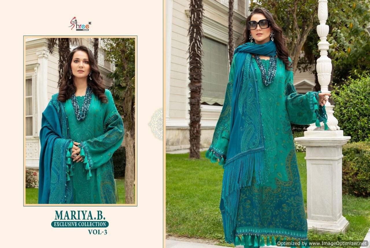Shree Mariya B Exclusive Collection  Vol 3 Wholesale Pakistani Salwar Kameez