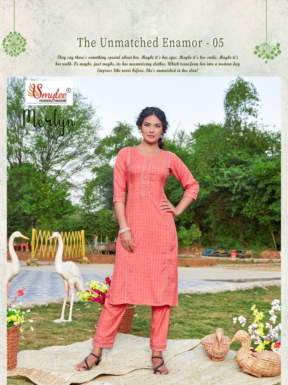 Smylee Merlyn Rayon Designer Kurti With Pant Catalog