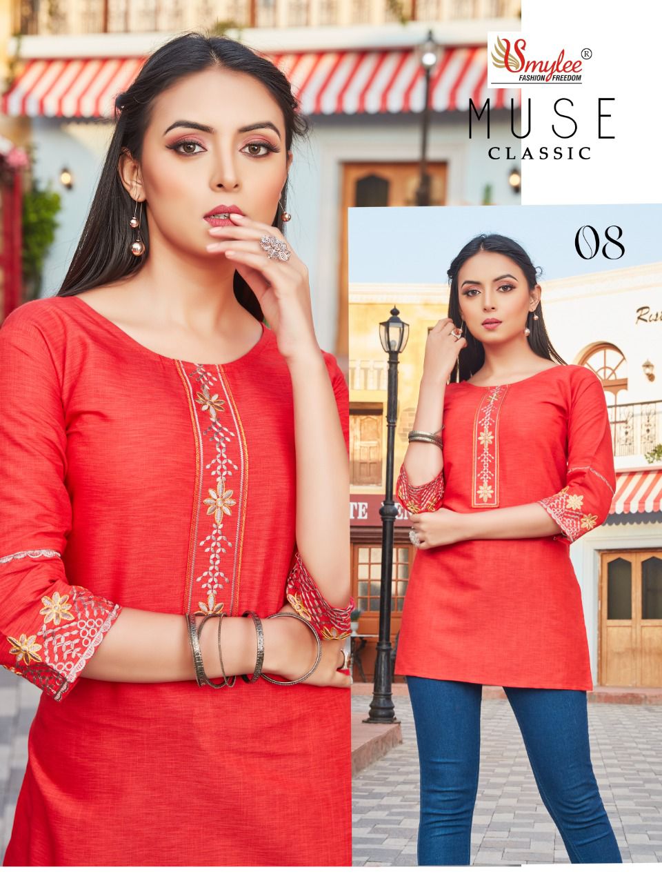 Smylee Muse Classic Rayon Short Kurti For Daily Wear Catalog