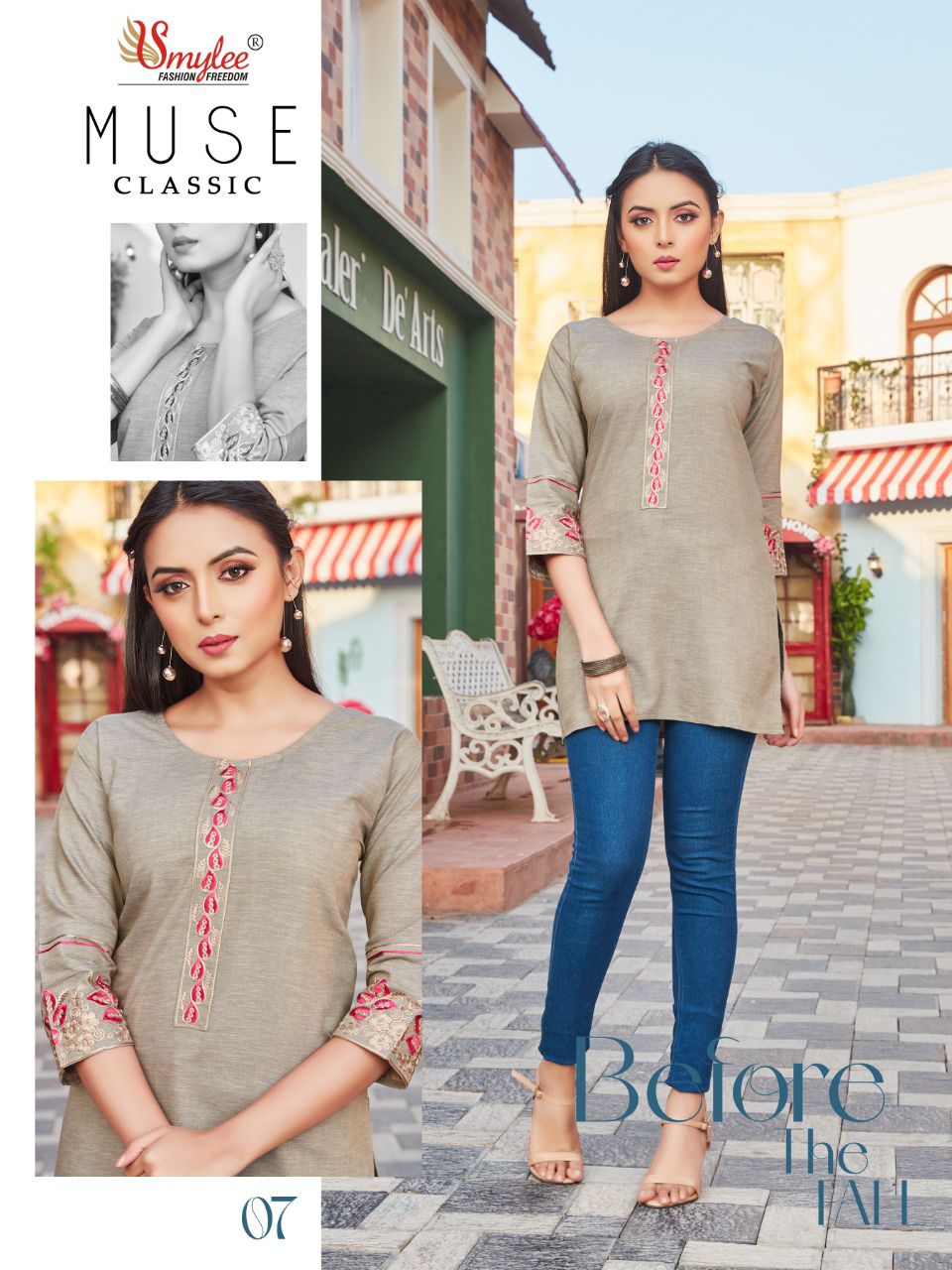 Smylee Muse Classic Rayon Short Kurti For Daily Wear Catalog
