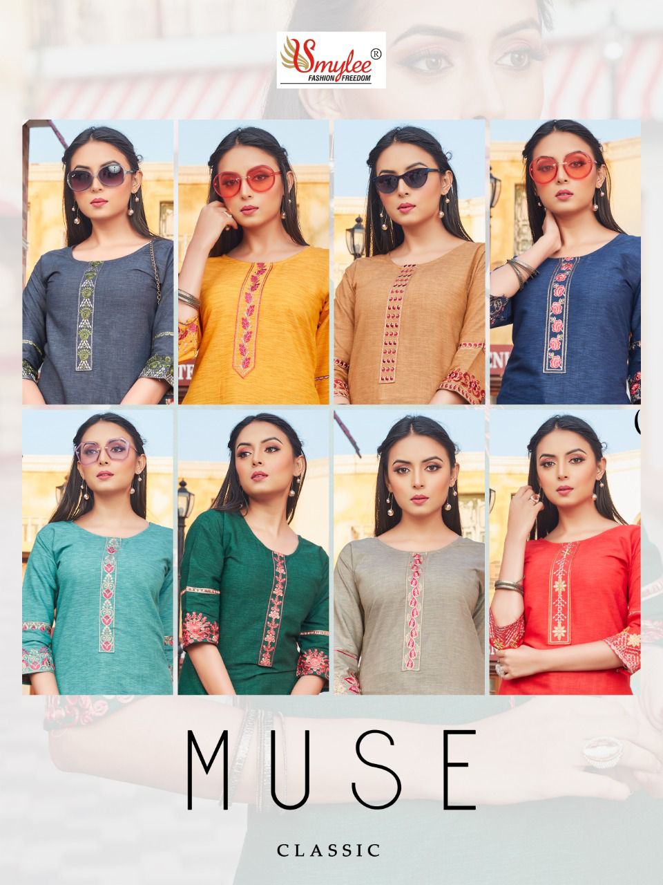 Smylee Muse Classic Rayon Short Kurti For Daily Wear Catalog