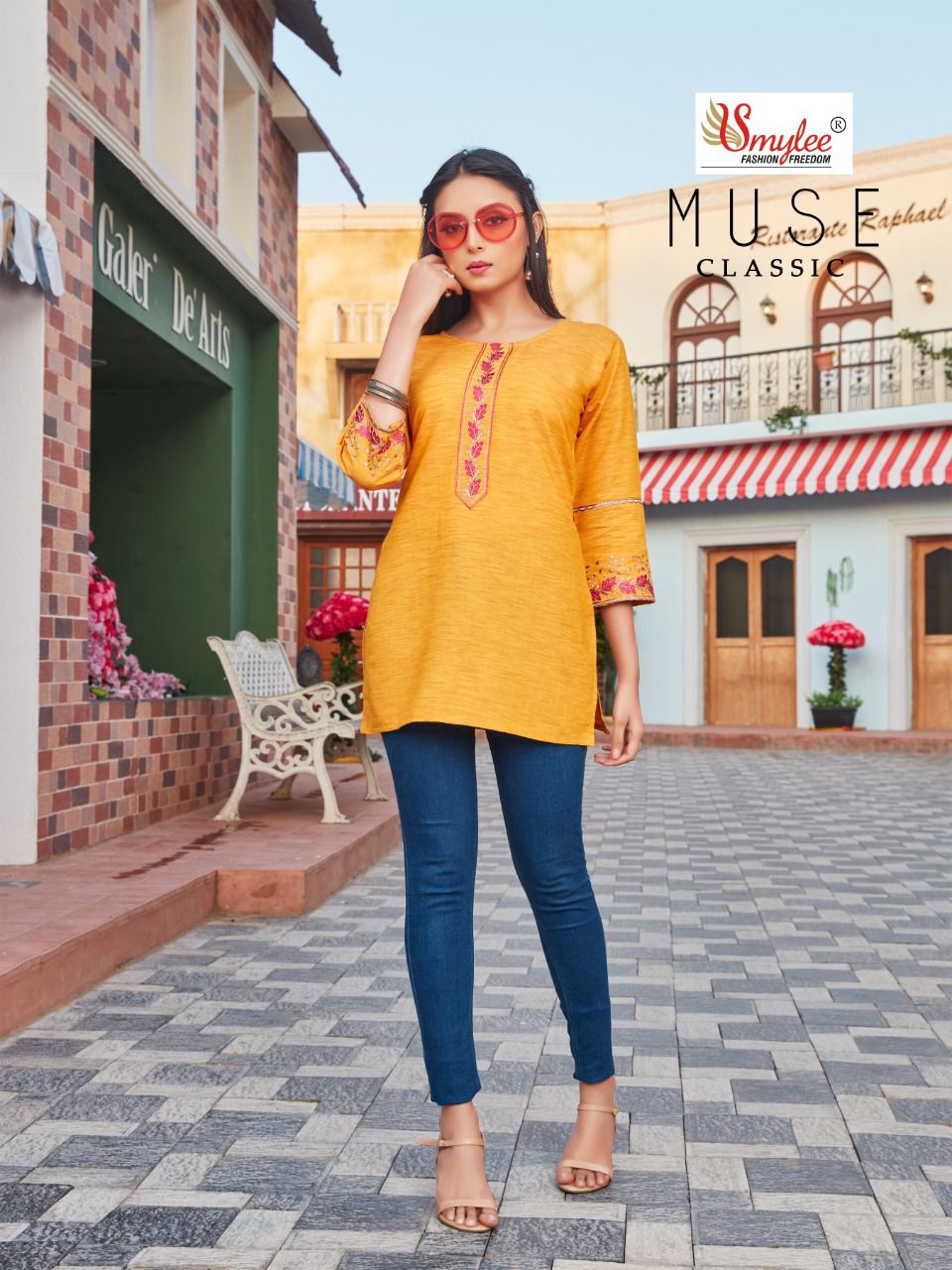 Smylee Muse Classic Rayon Short Kurti For Daily Wear Catalog