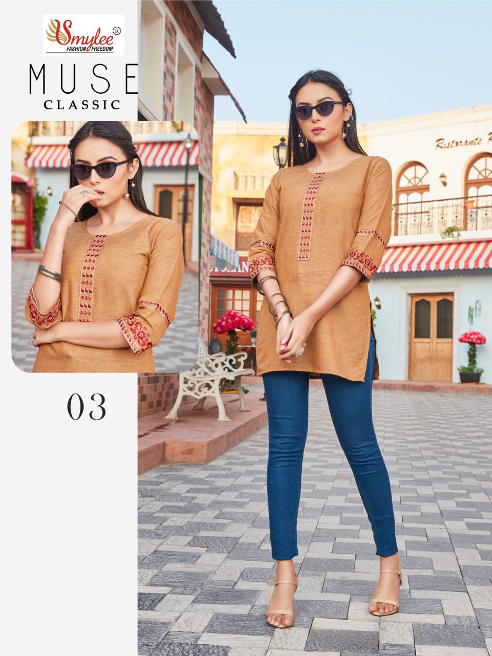 Smylee Muse Classic Rayon Short Kurti For Daily Wear Catalog