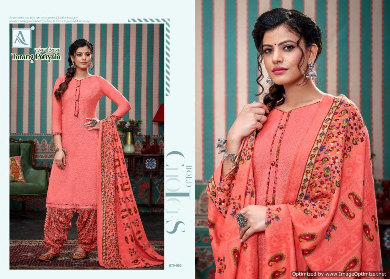 Alok Tarang Patiyala Vol  2 Winter Wear Wool Pashmina Dress Material Catalog