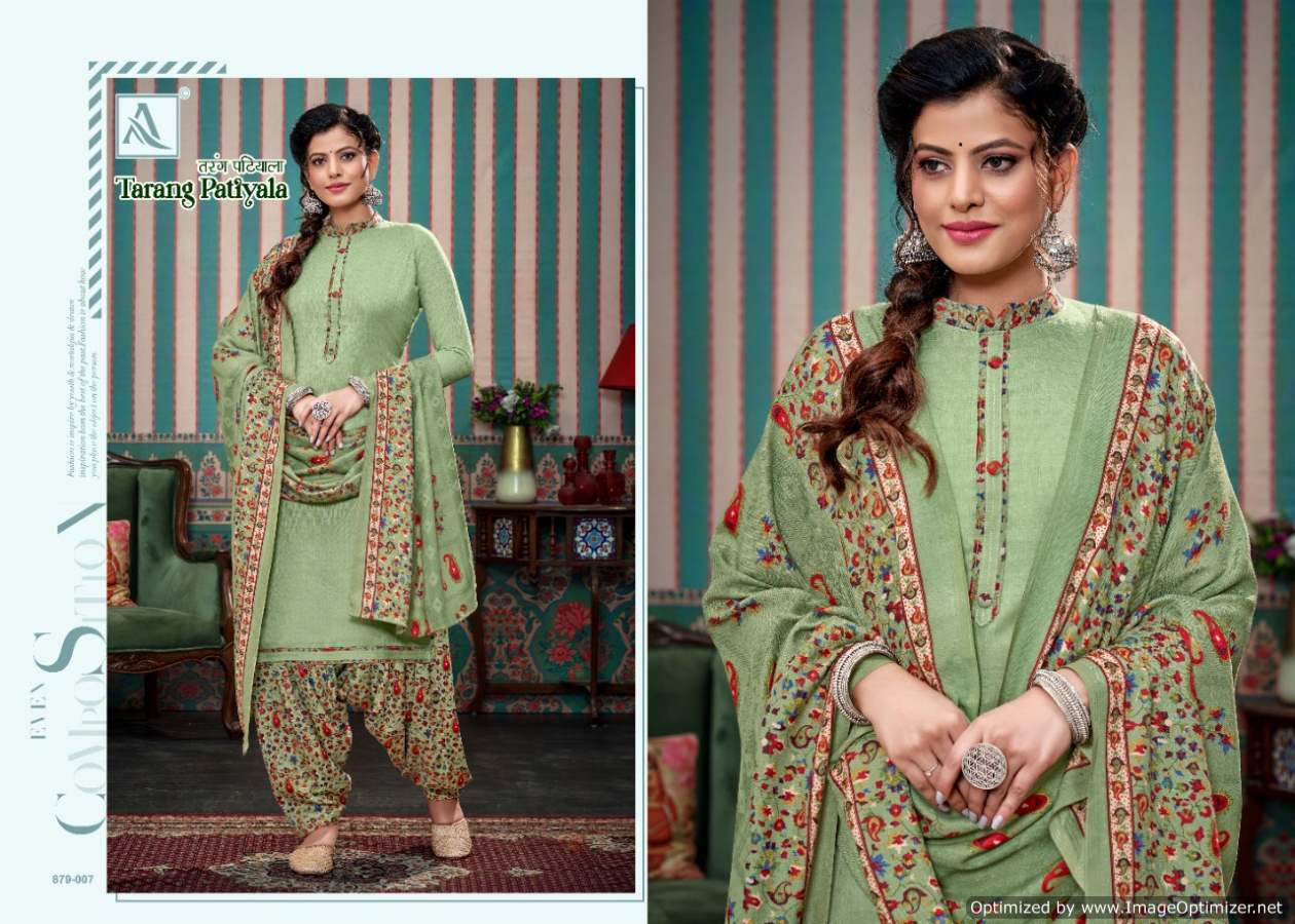Alok Tarang Patiyala Vol  2 Winter Wear Wool Pashmina Dress Material Catalog