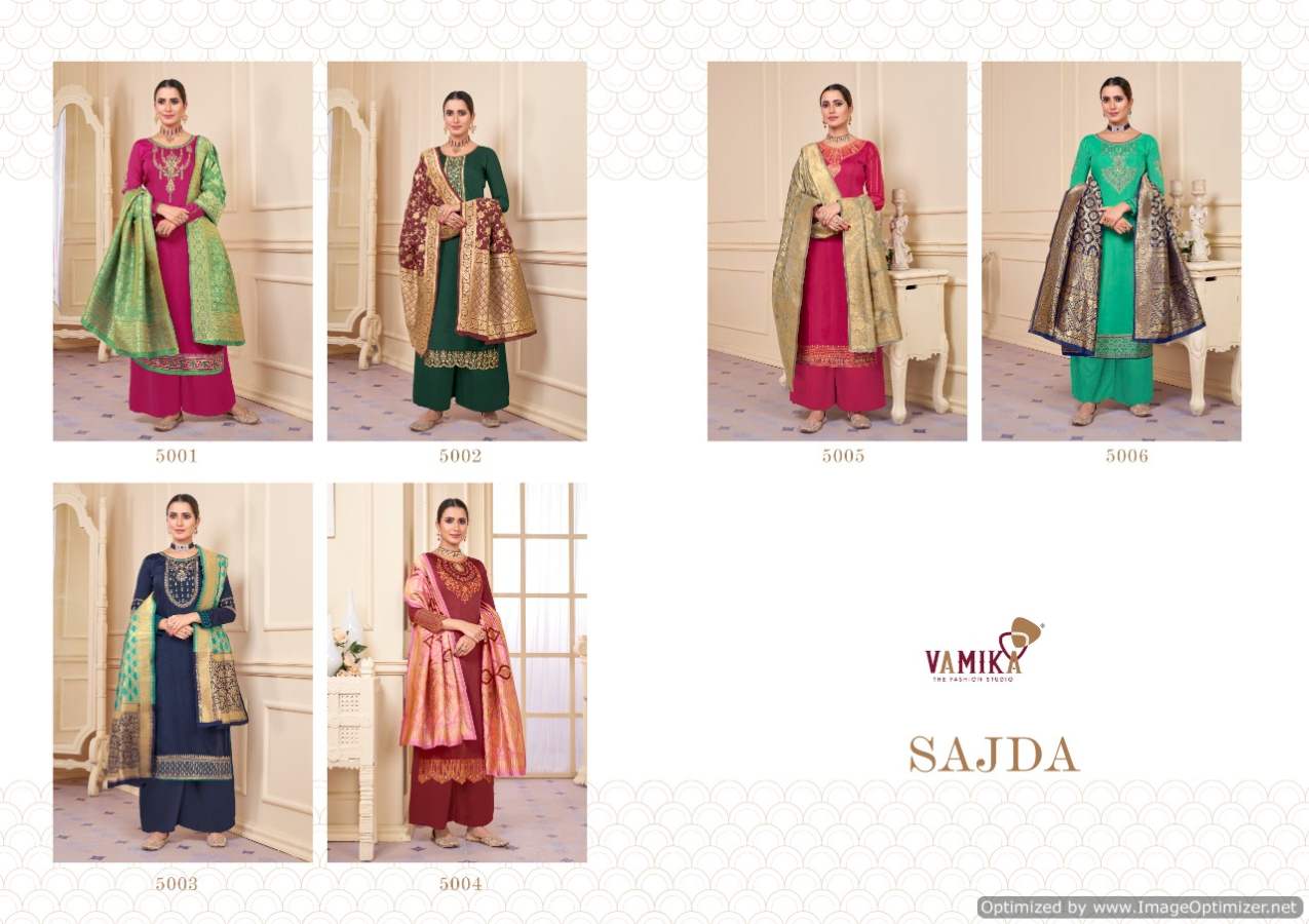 Vamika Sajda Festive Wear Kurti With Plazo And Dupatta Catalog