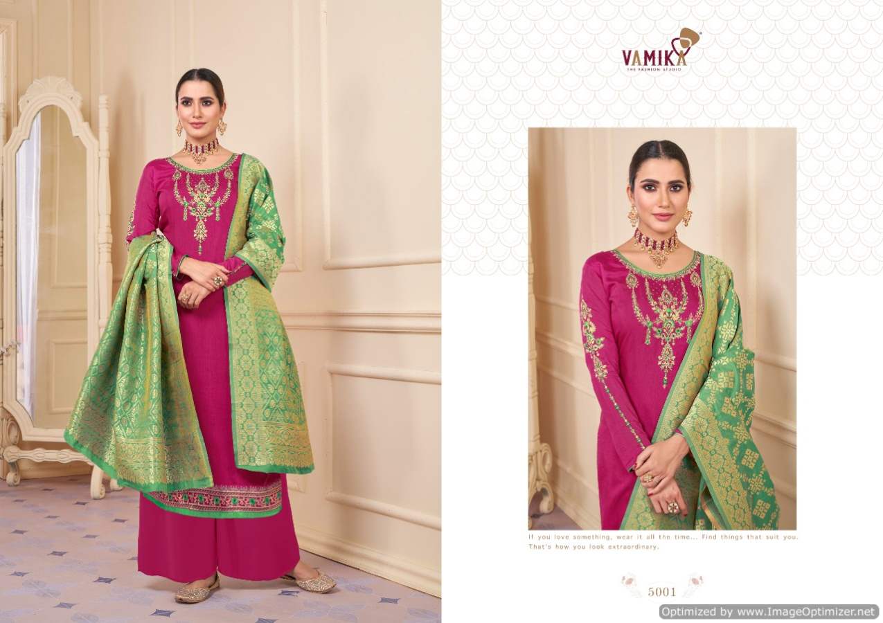Vamika Sajda Festive Wear Kurti With Plazo And Dupatta Catalog