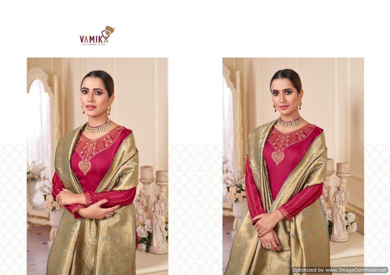 Vamika Sajda Festive Wear Kurti With Plazo And Dupatta Catalog