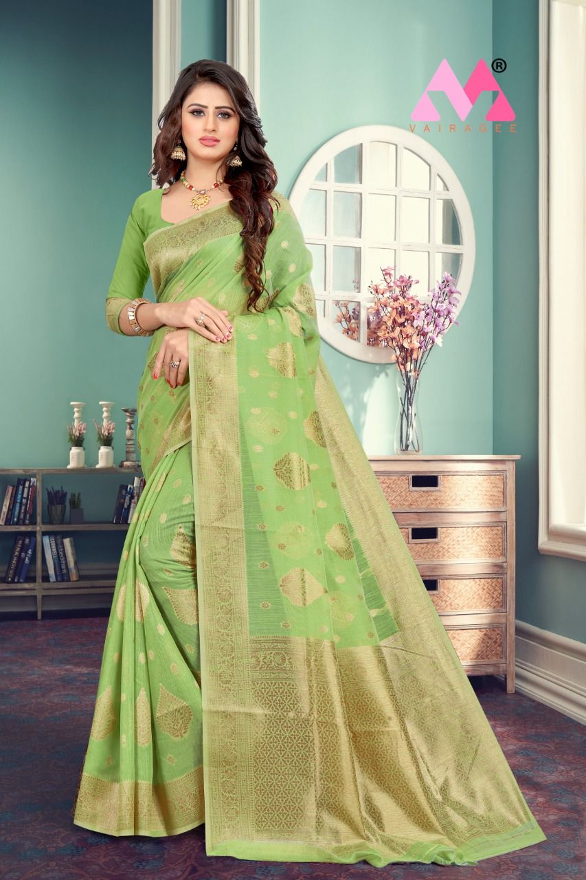 Vivera Princess Casual Wear Fancy Cotton  Saree Catalog
