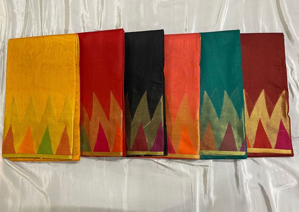 Vivera Temple Casual Wear Cotton Saree Catalog