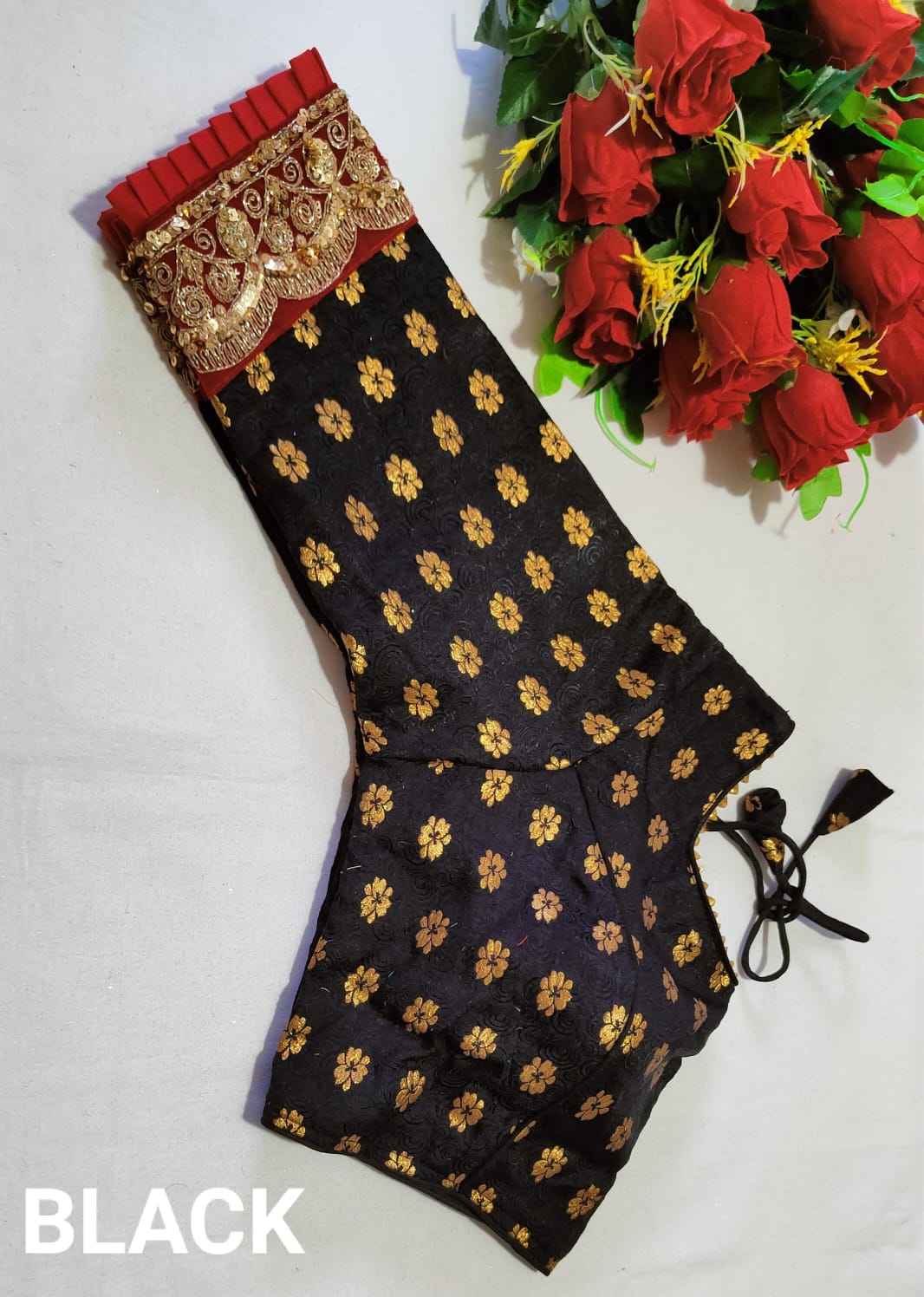Black Color Blouse Designs At Best Price Buy Black  Ready Made Blouse Collection