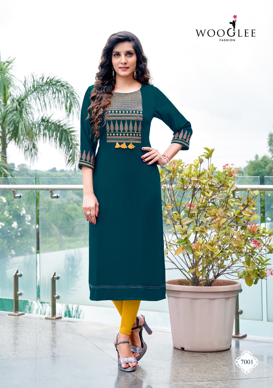 Wooglee 4ever Ethnic Wear Designer Kurti Catalog