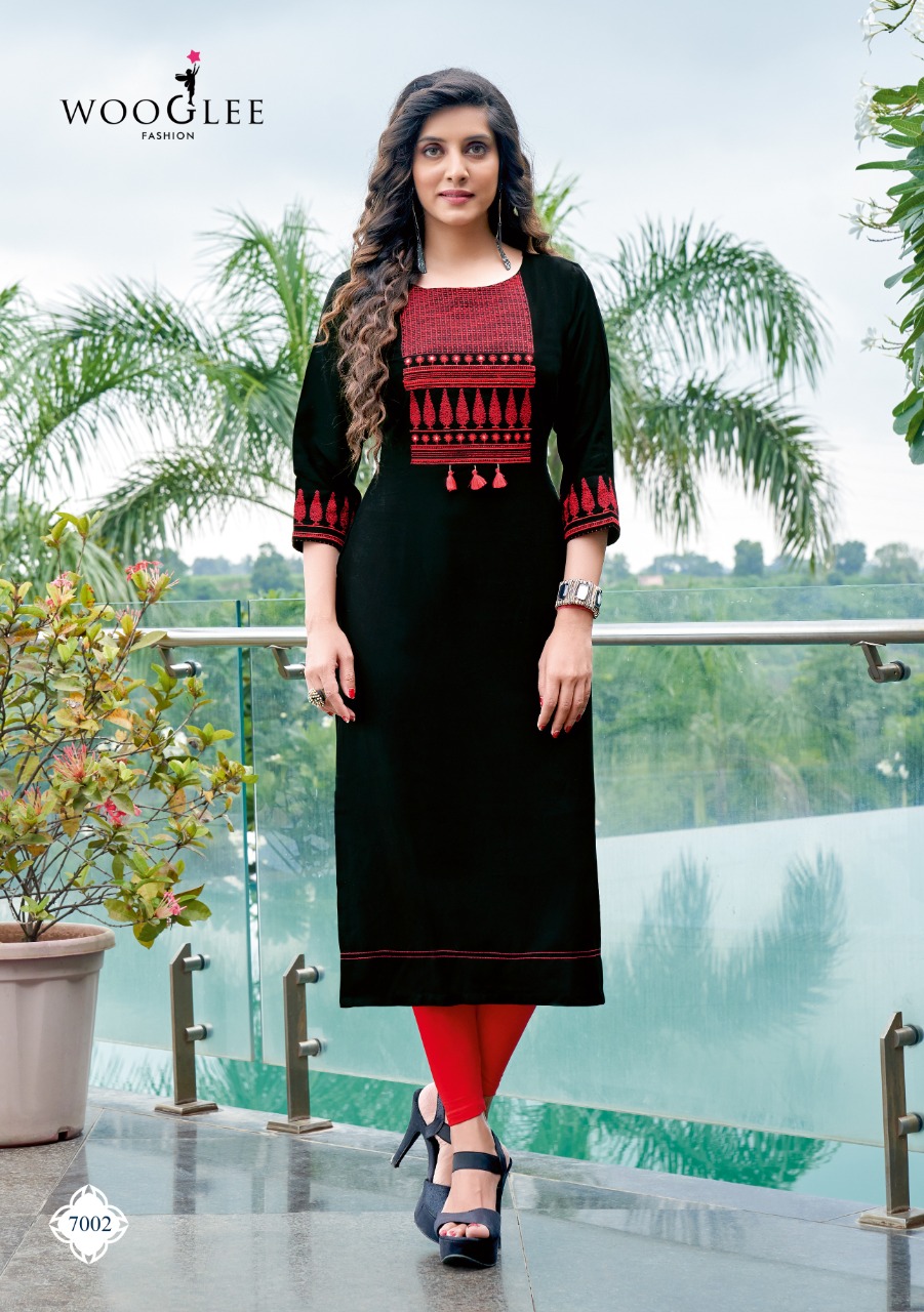 Wooglee 4ever Ethnic Wear Designer Kurti Catalog