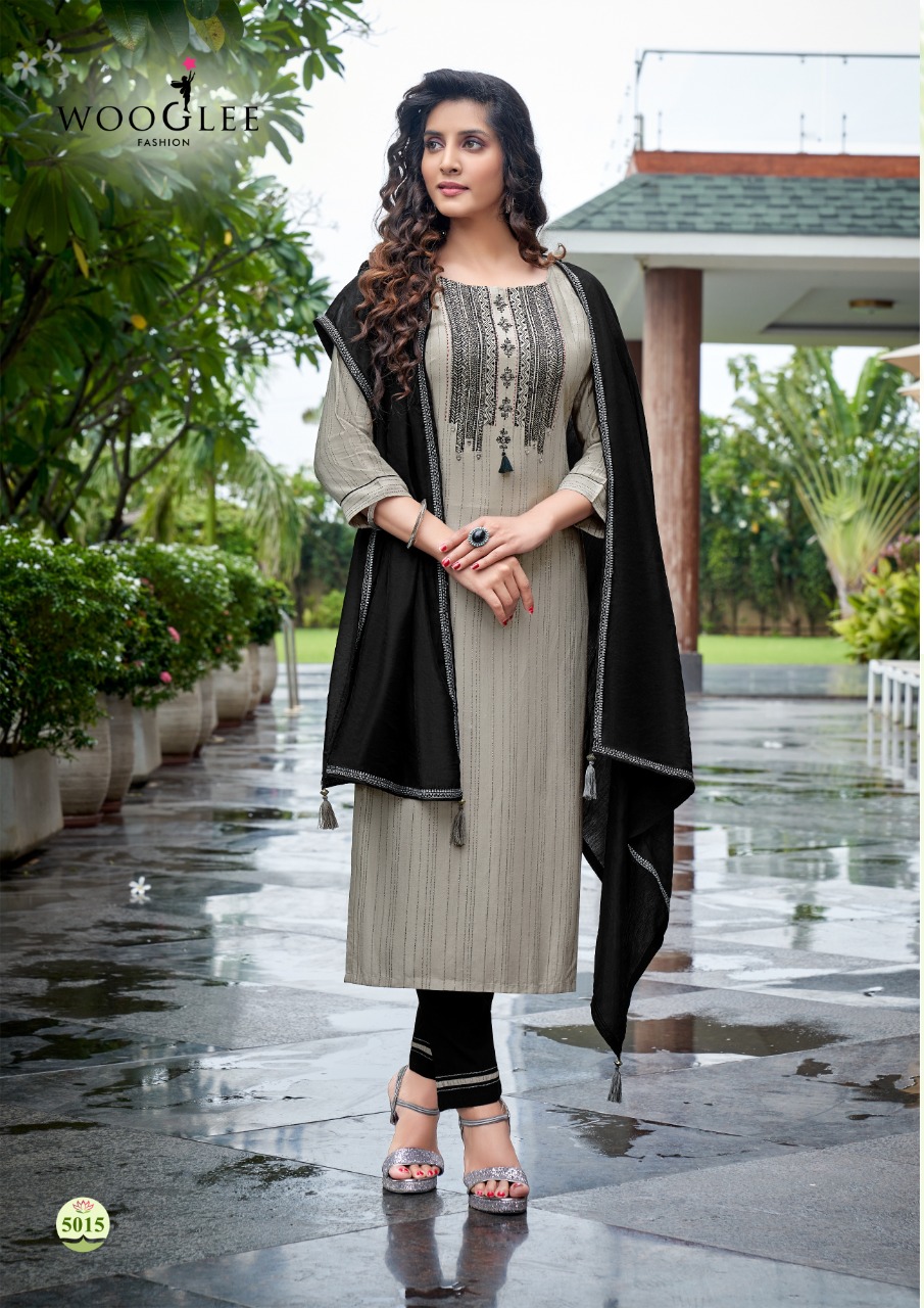 Wooglee Destiny  Vol 2 Festive Fancy Kurti With Botton And Dupatta Catalog