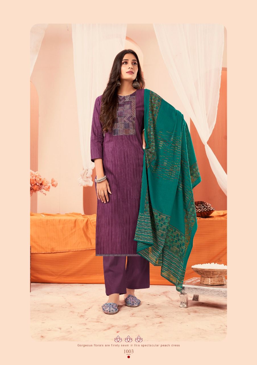 Yashika Kaantha Cambric Cotton Designer Dress Material Catalog