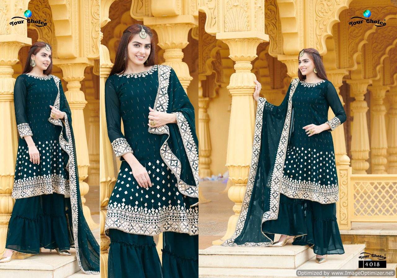 Your Choice Hifi Georgette Wear Designer Salwar Suits Catalog