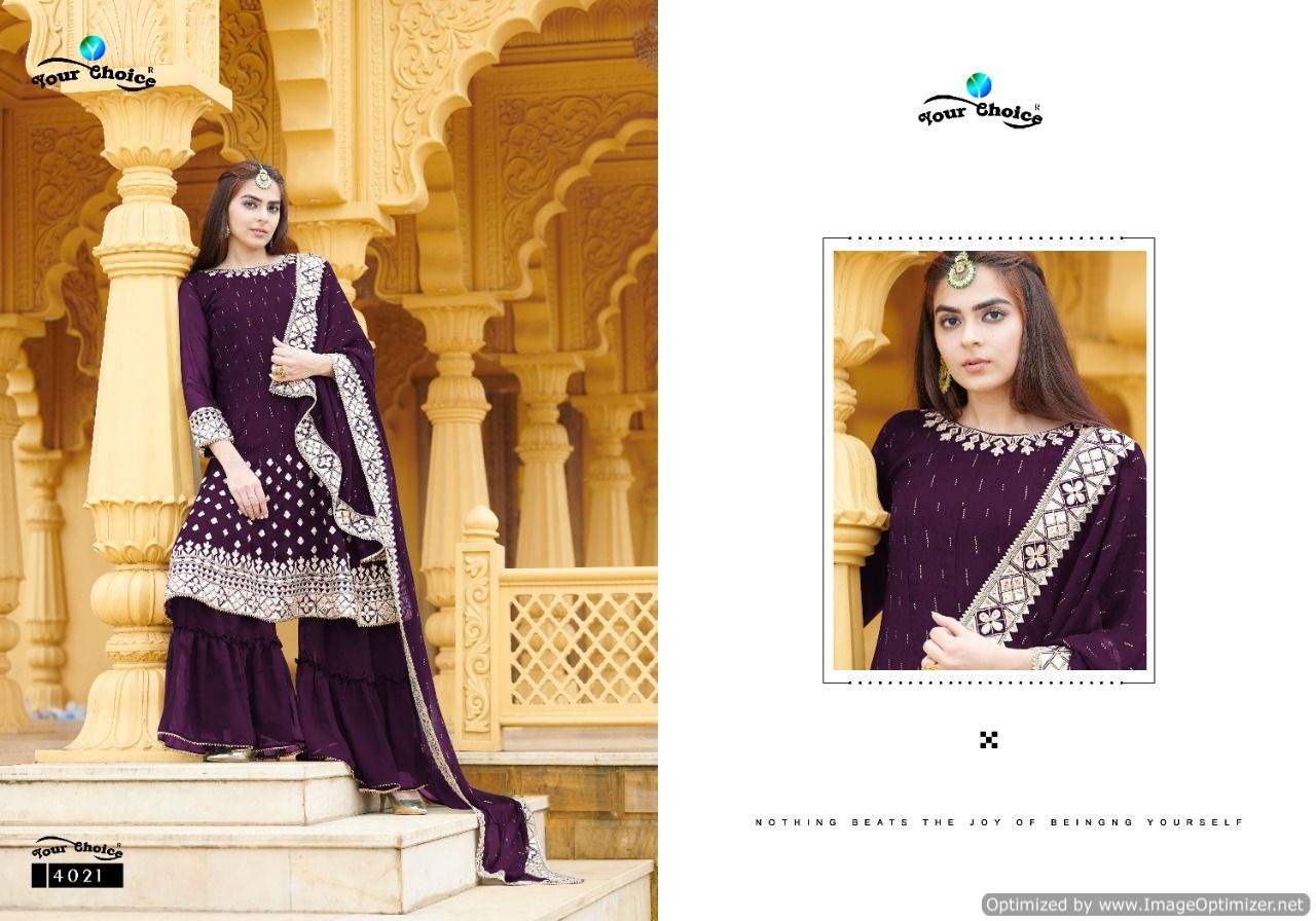 Your Choice Hifi Georgette Wear Designer Salwar Suits Catalog
