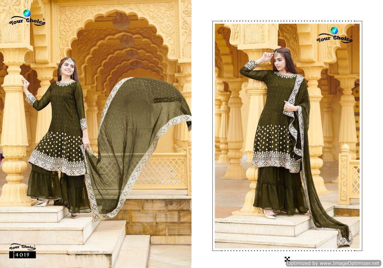 Your Choice Hifi Georgette Wear Designer Salwar Suits Catalog