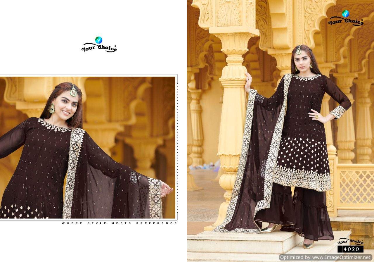 Your Choice Hifi Georgette Wear Designer Salwar Suits Catalog