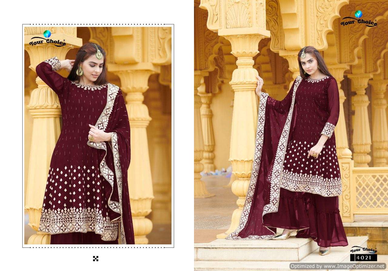 Your Choice Hifi Georgette Wear Designer Salwar Suits Catalog
