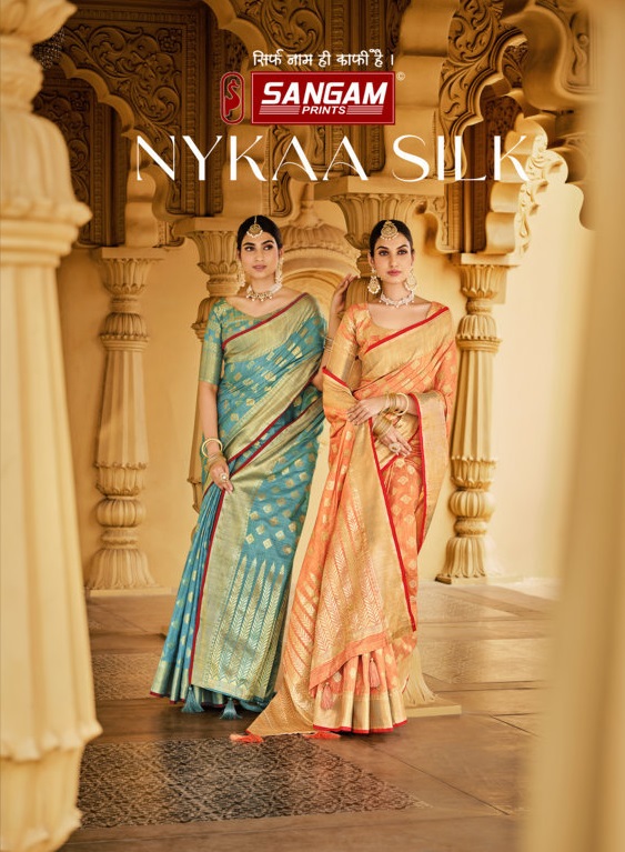 Sangam Presents Nykaa Silk Cotton Handloom Sarees
