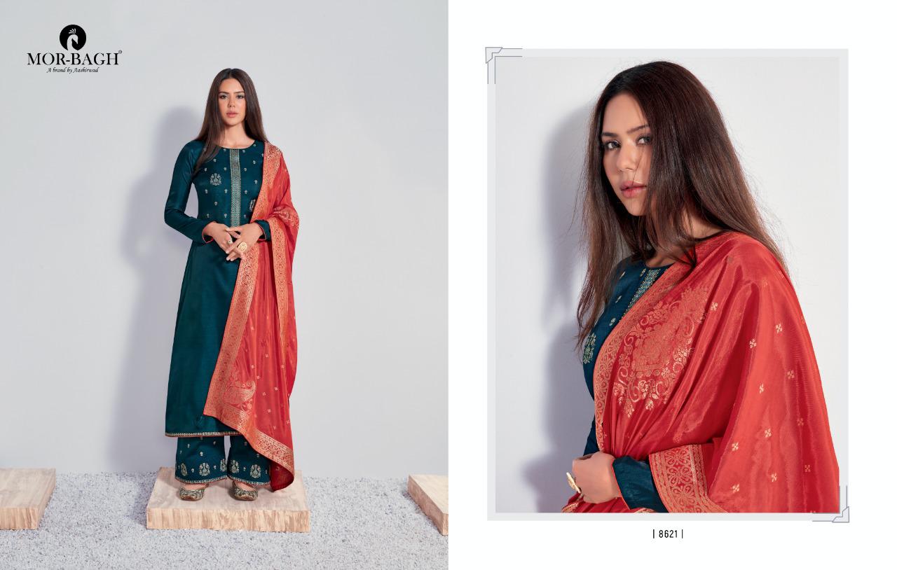 Aashirwad Chitrakari Premium Tushar Silk Embroidered Designer Salwar Suit Catalog