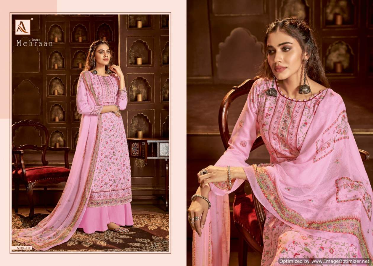 Alok Mehraan Vol 3 Jam Cotton Digital Print Designer Dress Material Catalog