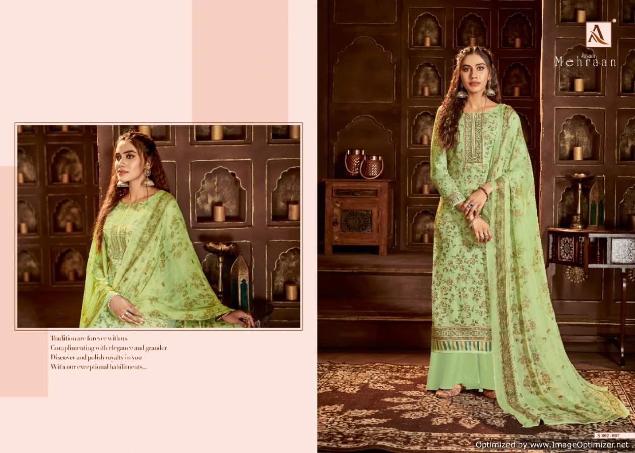 Alok Mehraan Vol 3 Jam Cotton Digital Print Designer Dress Material Catalog
