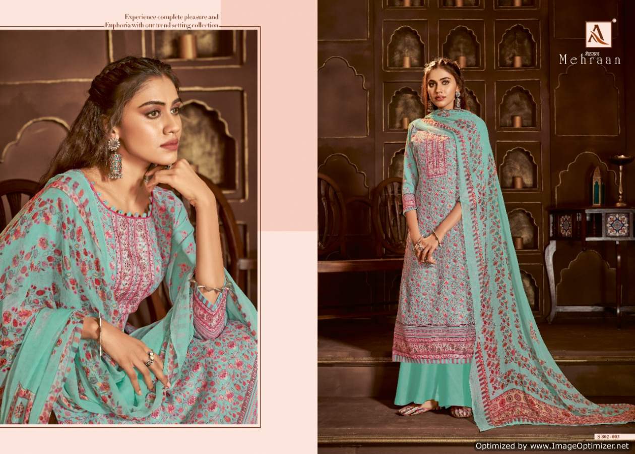 Alok Mehraan Vol 3 Jam Cotton Digital Print Designer Dress Material Catalog