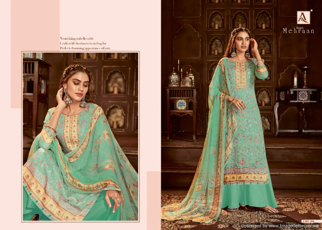 Alok Mehraan Vol 3 Jam Cotton Digital Print Designer Dress Material Catalog