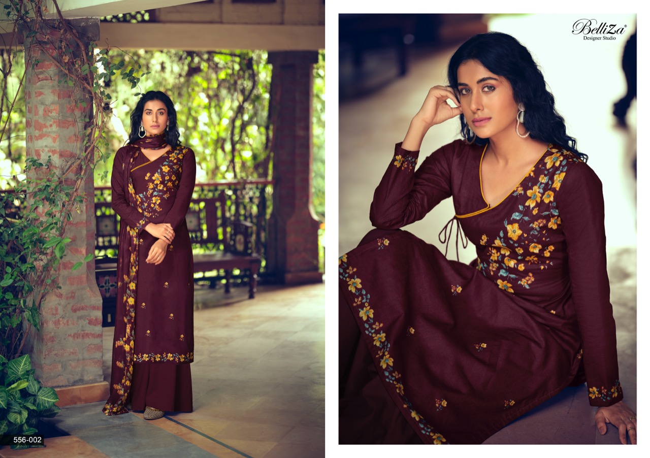 Belliza Rashmi Fancy Cotton Digital Printed Dress Materials Catalog