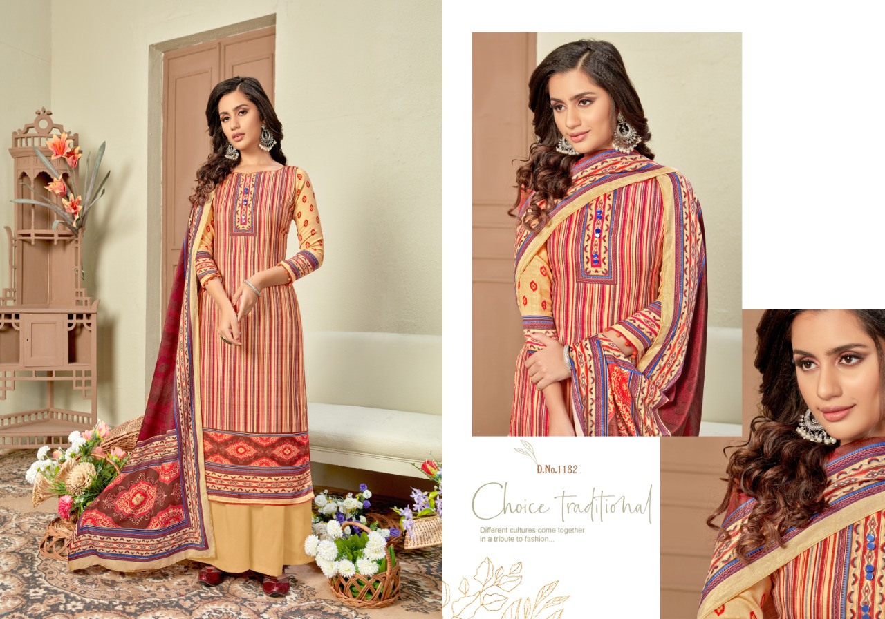 Bipson Shaneel Vol 4 Woollen Pashmina Ready Made Drees Catalog