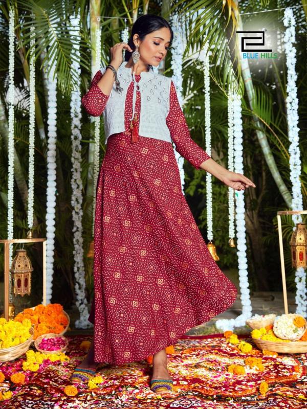 Blue Hills Stop Watch Rayon Designer Kurti With Chiken Koti  Buy Beauty Chikan Handicraft Lucknowi Designer Koti