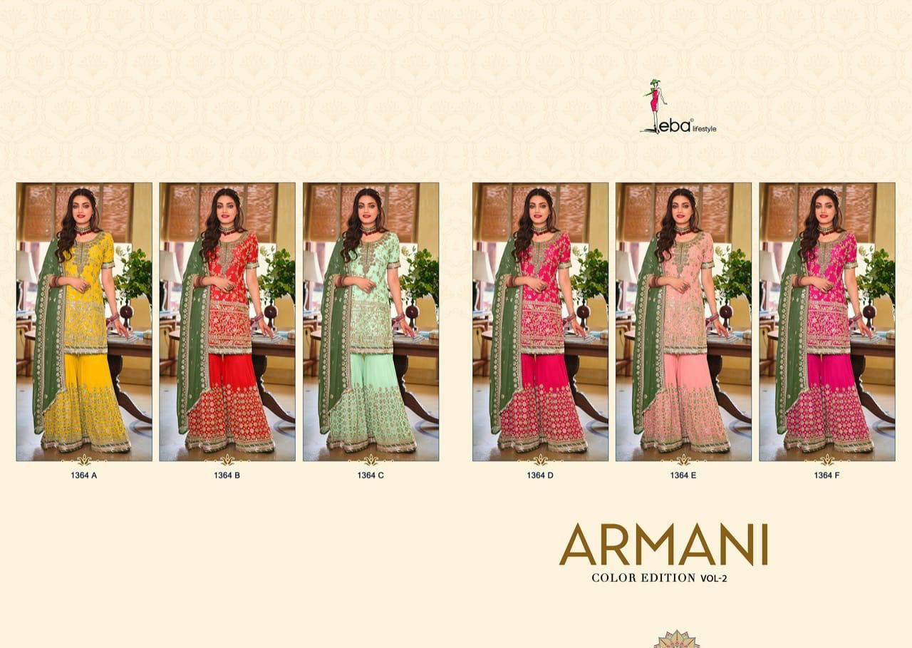 Eba Armani Color Edition  Vol 2 Designer Salwar Kameez Catalog