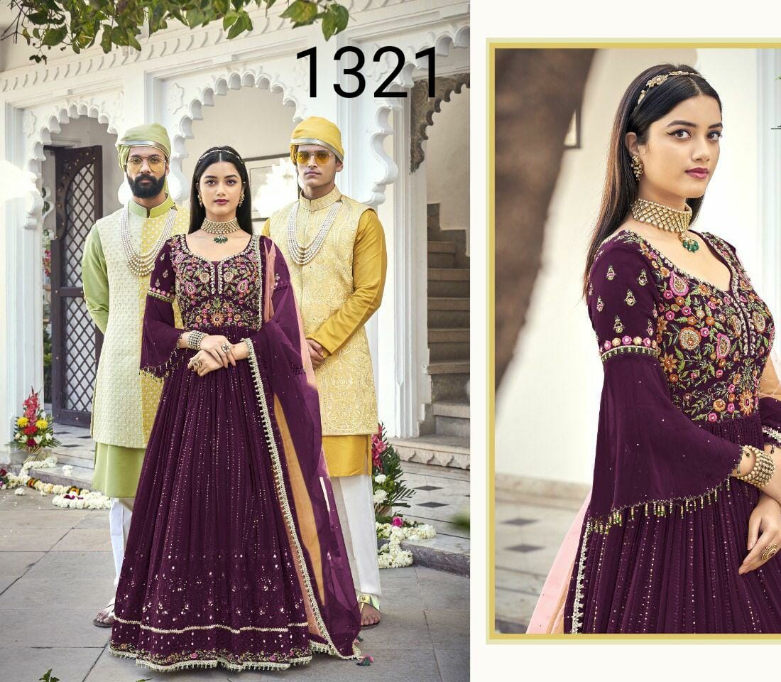 Eba Prime Rose 1321 Georgette Wear Designer Salwar Suits Catalog