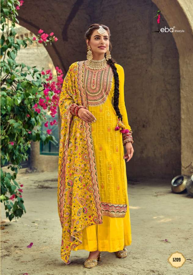 Eba Satrangi Vol  2 Georgette Wear Designer Salwar Kameez Catalog