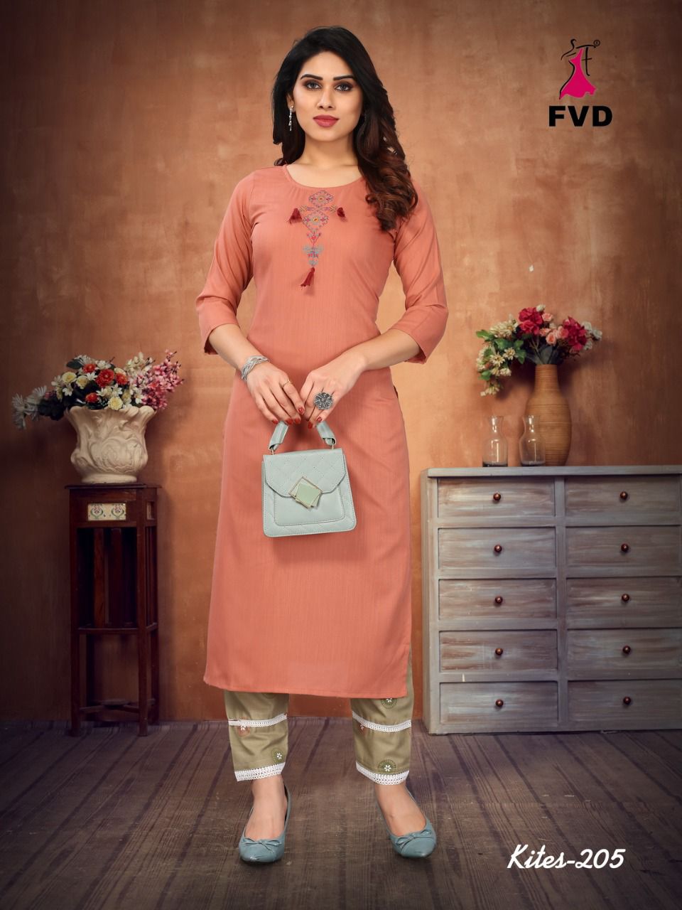 Fvd Kites Vol 2 Casual Wear Kurti With Bottom Catalog