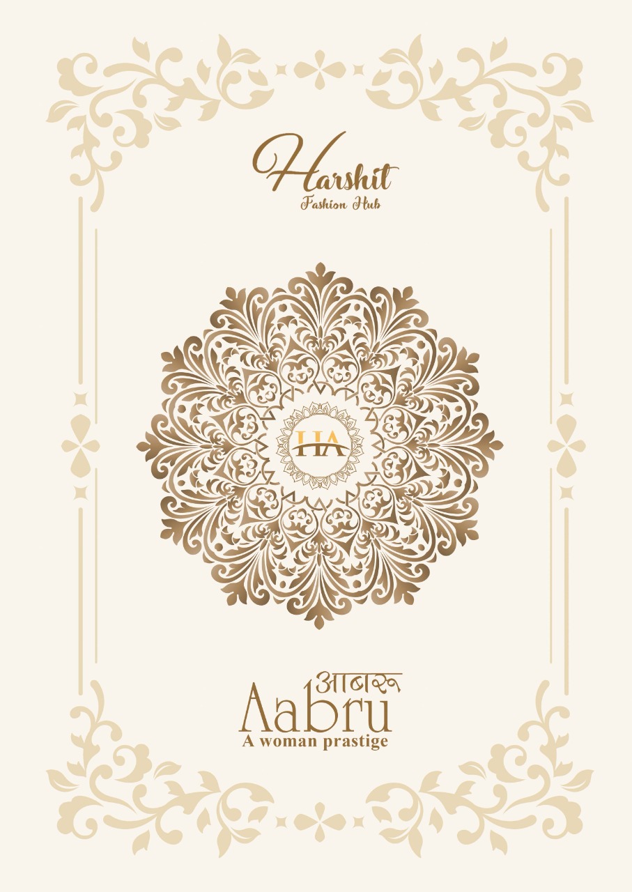 Harshit Aabru Vol 2 Crep Digital Designer Dress Materials Catalog